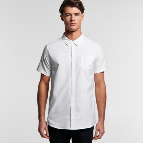 AS Colour Mens Oxford Short Sleeve Shirt Thumbnail
