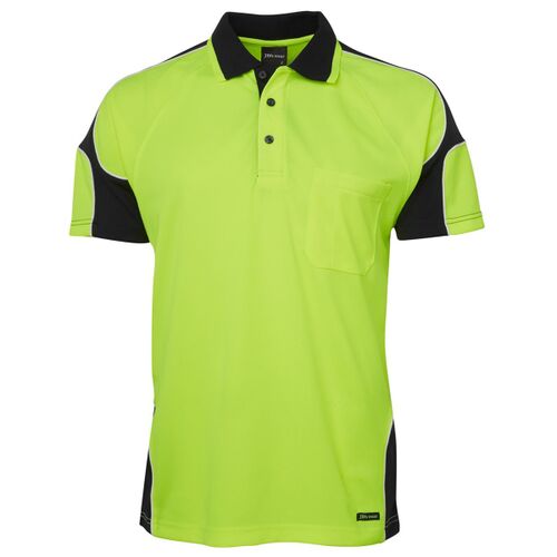 JB's Hi Vis S/S Arm Panel Polo Thumbnail