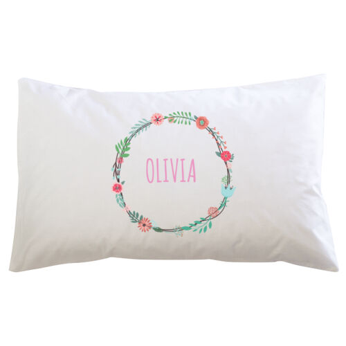 Watercolour Wreath - Pillowcase Thumbnail