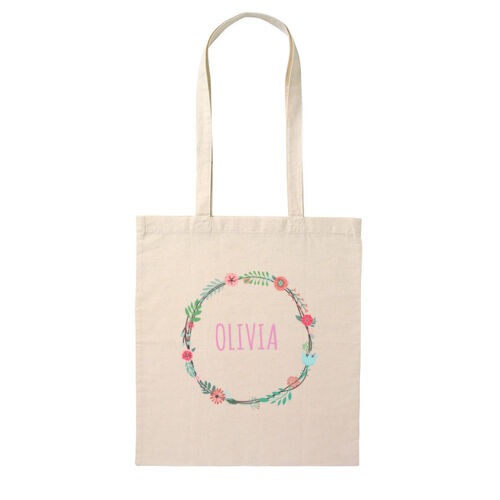 Watercolour Wreath - Bag Thumbnail