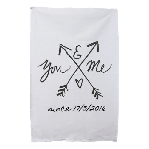 You & Me Anniversary - Tea Towel Thumbnail