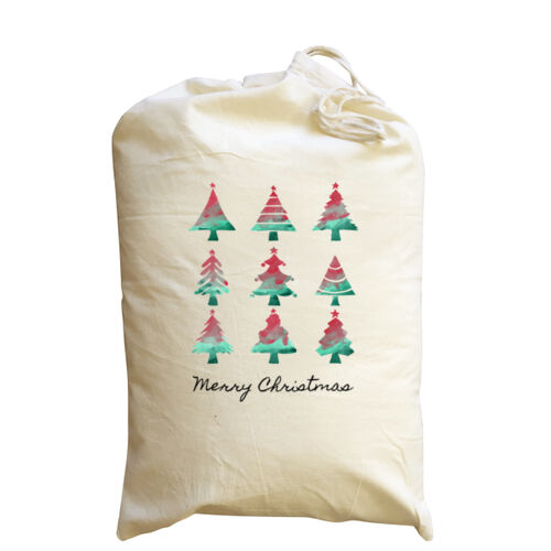 Watercolour Trees - Santa Sack Thumbnail