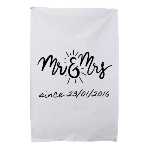 Mr and Mrs - Tea Towel Thumbnail