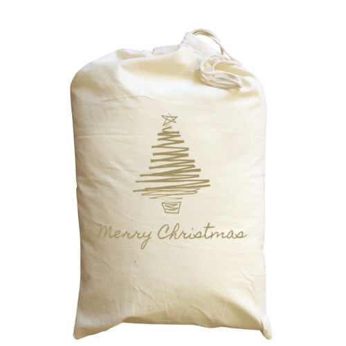 Scribble Xmas Tree - Calico Santa Sack Thumbnail