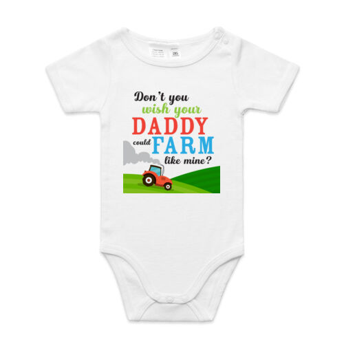 Don't you wish your Daddy could Farm like mine? - Mini-Me One-Piece Thumbnail