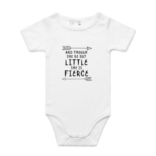 And Though She Be But Little She Is Fierce - Mini-Me One-Piece Thumbnail