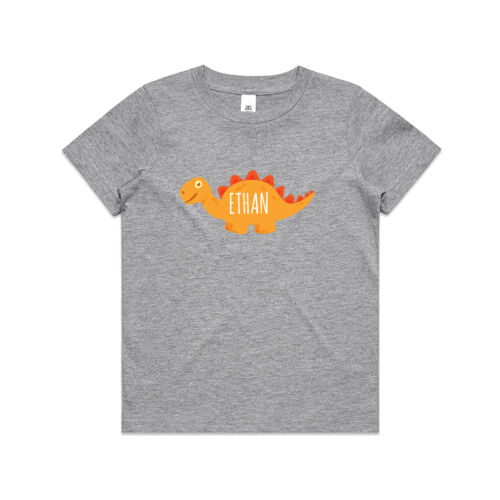 Personalised Dinosaur - Kids Youth T shirt Thumbnail