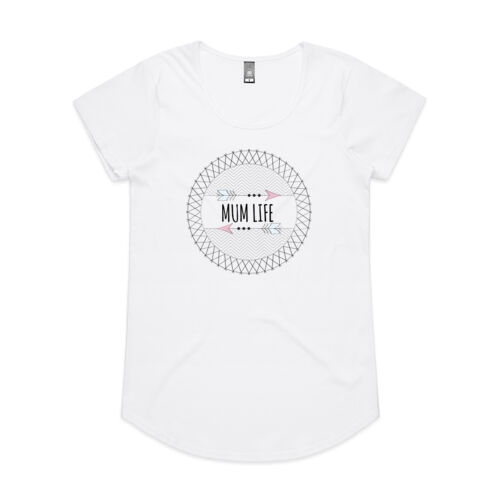 Mum Life Boho Design - Womens Mali Tee - Womens Mali Tee Thumbnail