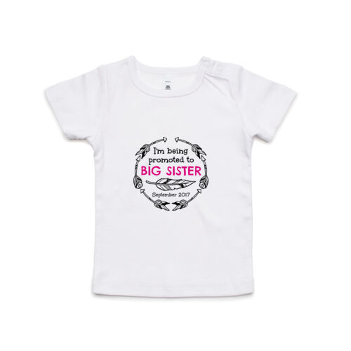 I'm being promoted to Big Sister/Big Brother - Kids Wee Tee Thumbnail
