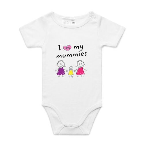 I Love My Mummies - Mini-Me One-Piece Thumbnail